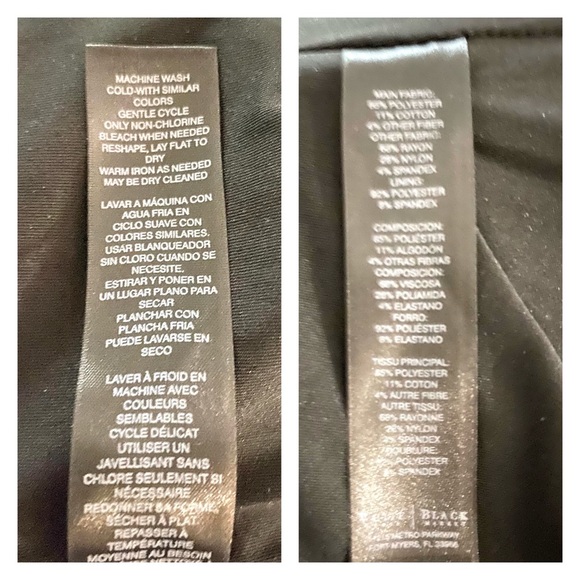 White House Black Market Tweed Color Block Dress - Picture 10 of 11